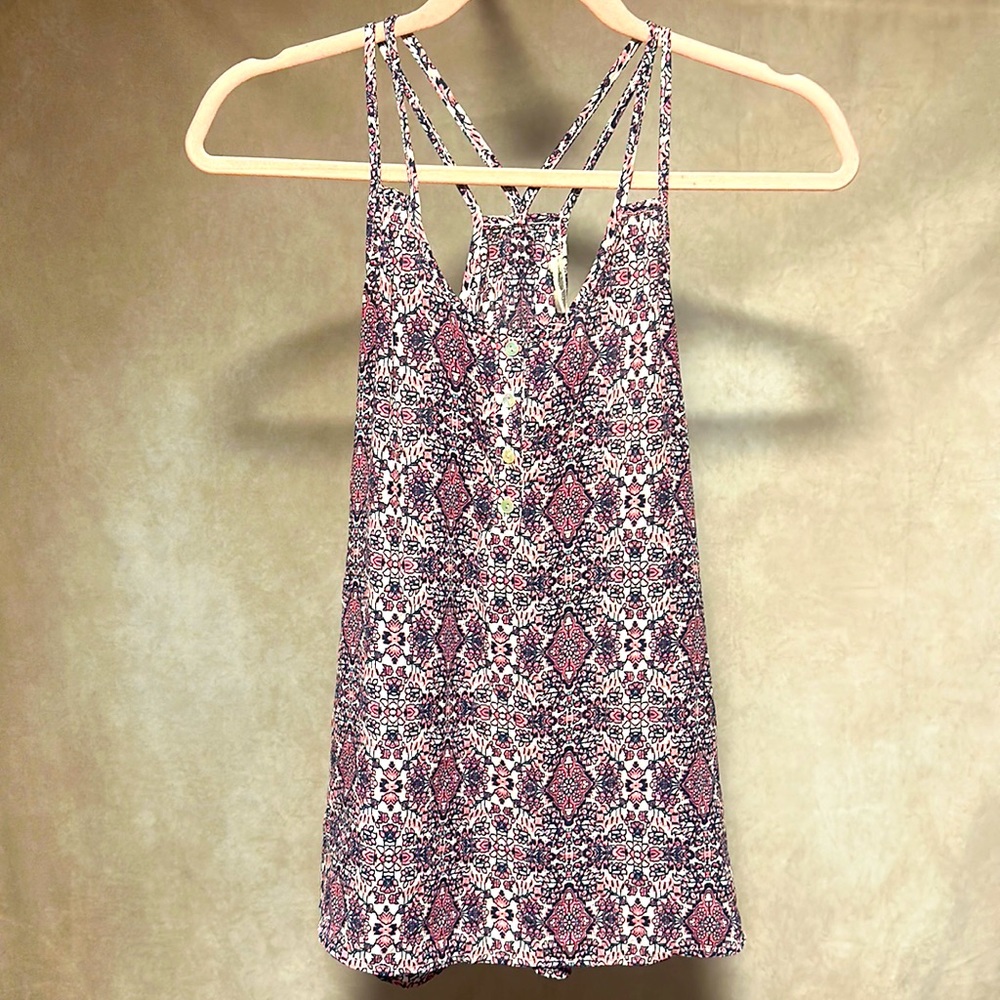 HIPPIE ROSE small double strap racer back cami